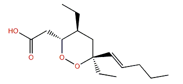 (3R,4S,6S,7E)-3,6-Epidioxy-4,6-diethyl-7-undecenoic acid